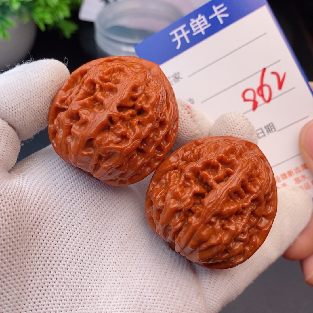 文玩核桃把件40凤凰台862