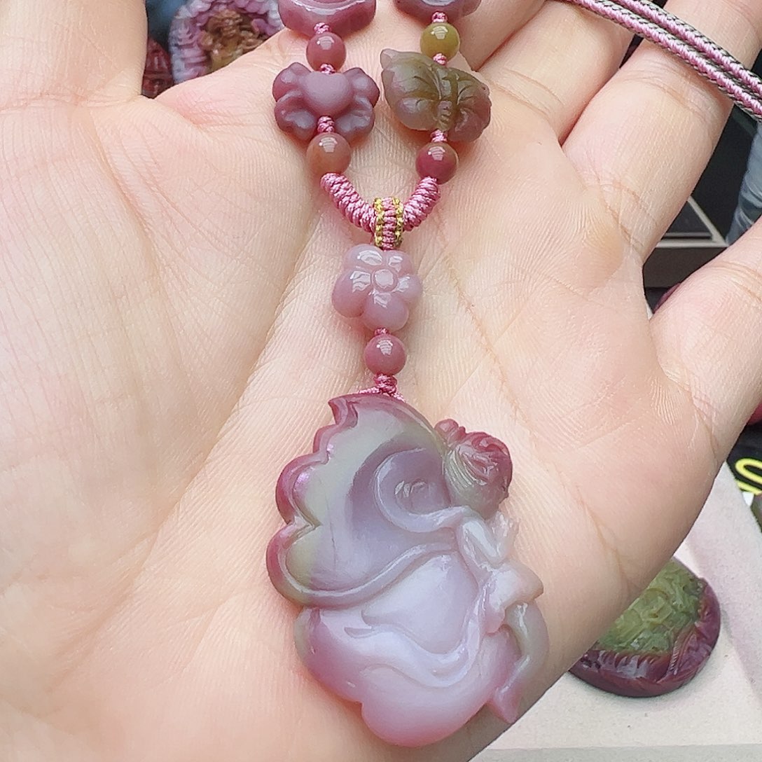 石英质玉盐源未镶嵌翠*