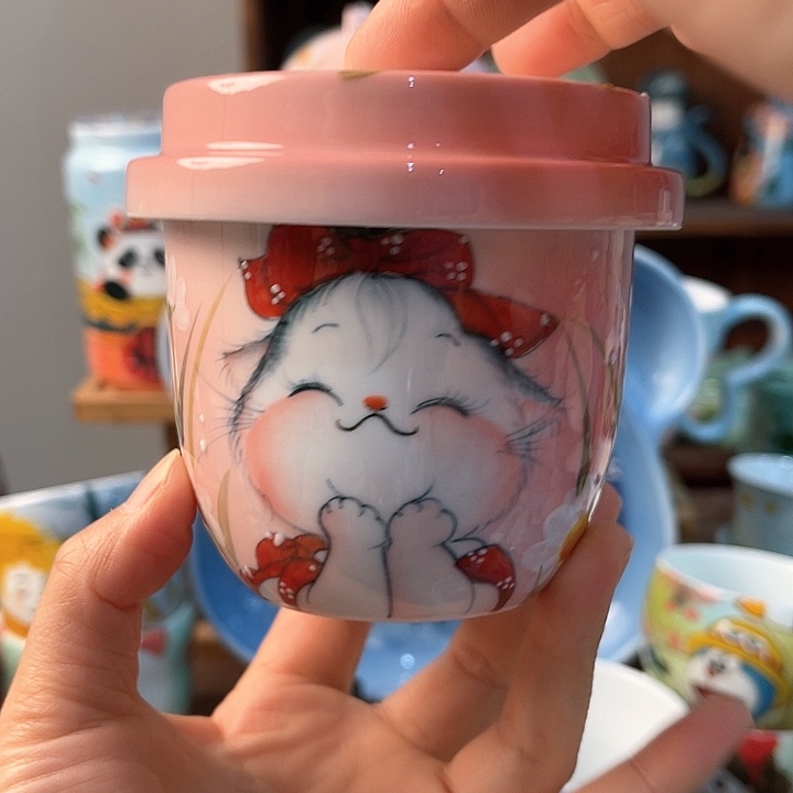 陶景德镇釉下手绘陶瓷 