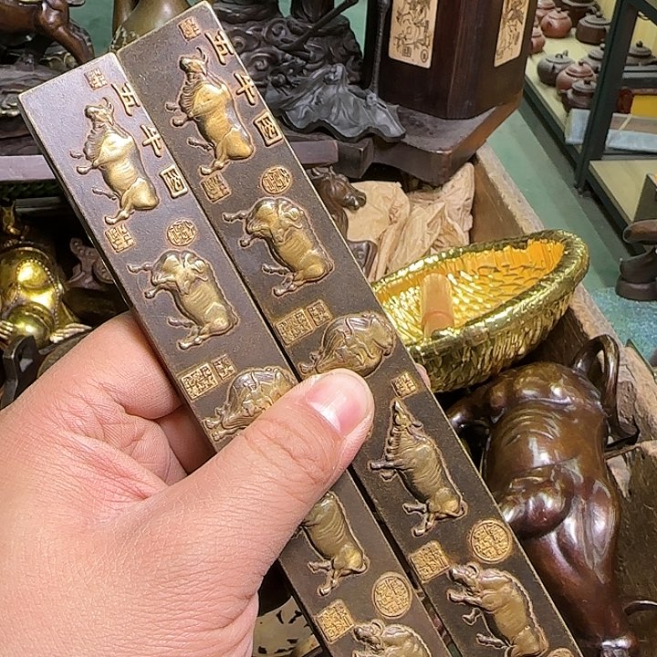 铜器办公室茶室摆件