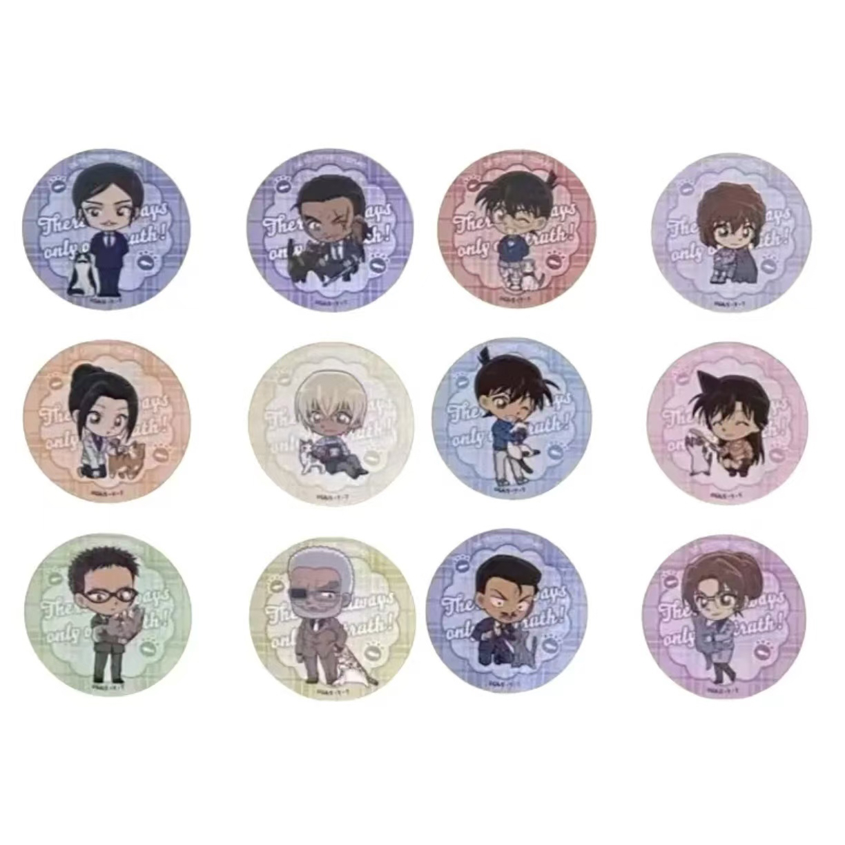 【微醺拆卡】名侦探柯南抱猫抱狗系列吧唧 （默认代拆）