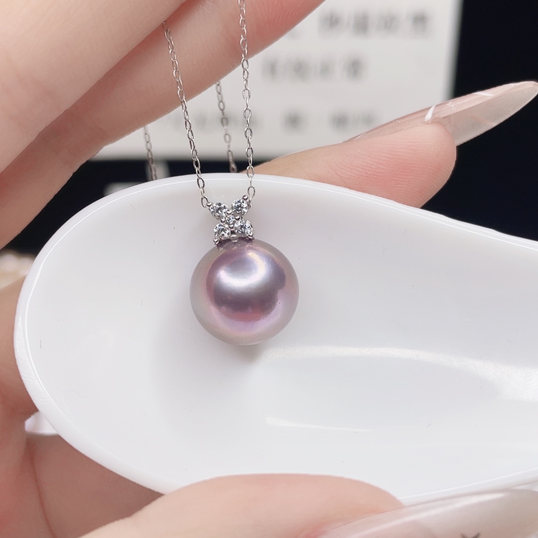 小****银S925镶嵌吊坠(赠链)淡水珍珠