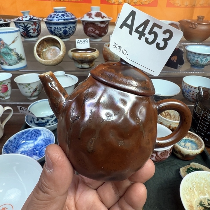 摆件453景德镇手工柴烧茶器