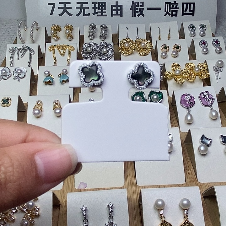 淡水珍珠耳饰银S925镶嵌