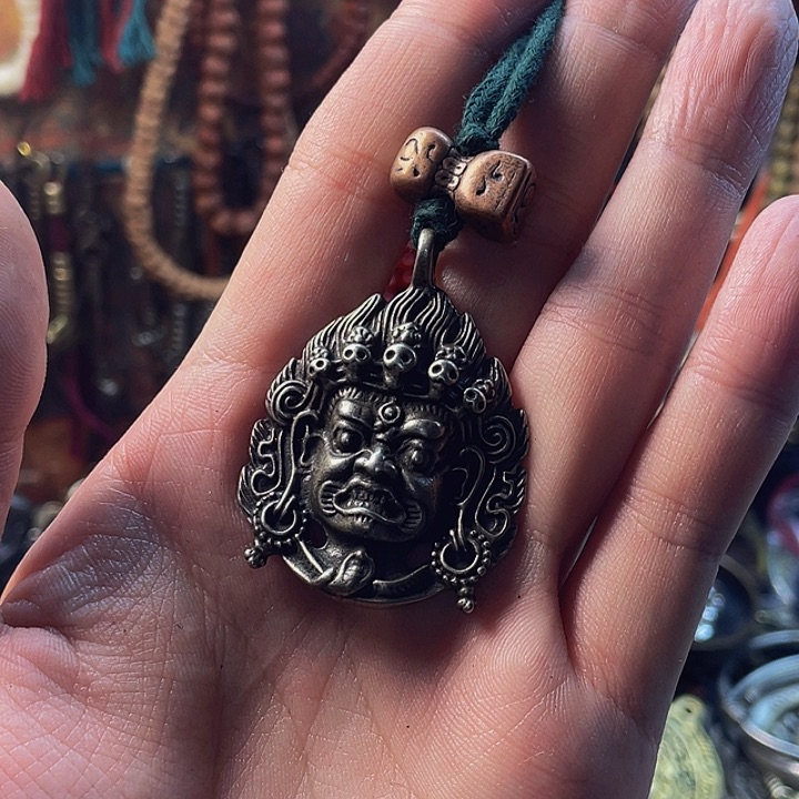 大黑天挂件福利一个白铜