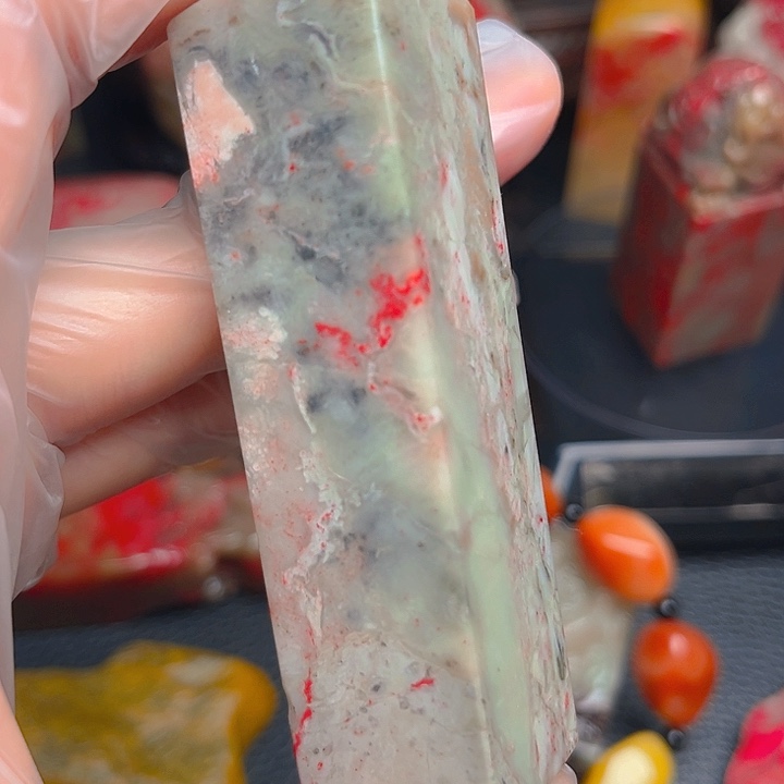 昌化石昌化鸡血石精品印章