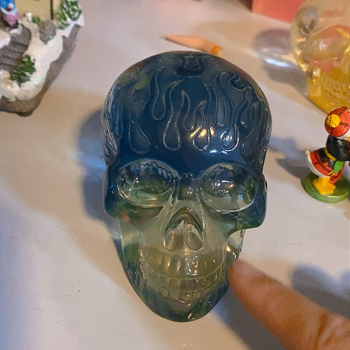 树脂制品骷髅头摆件