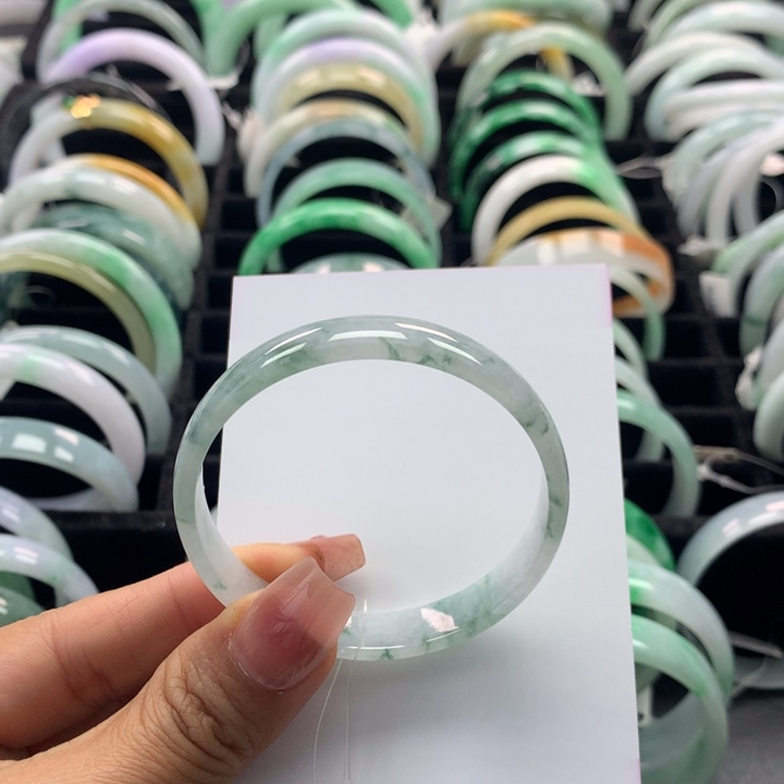 翡翠手镯未镶嵌公主51-52