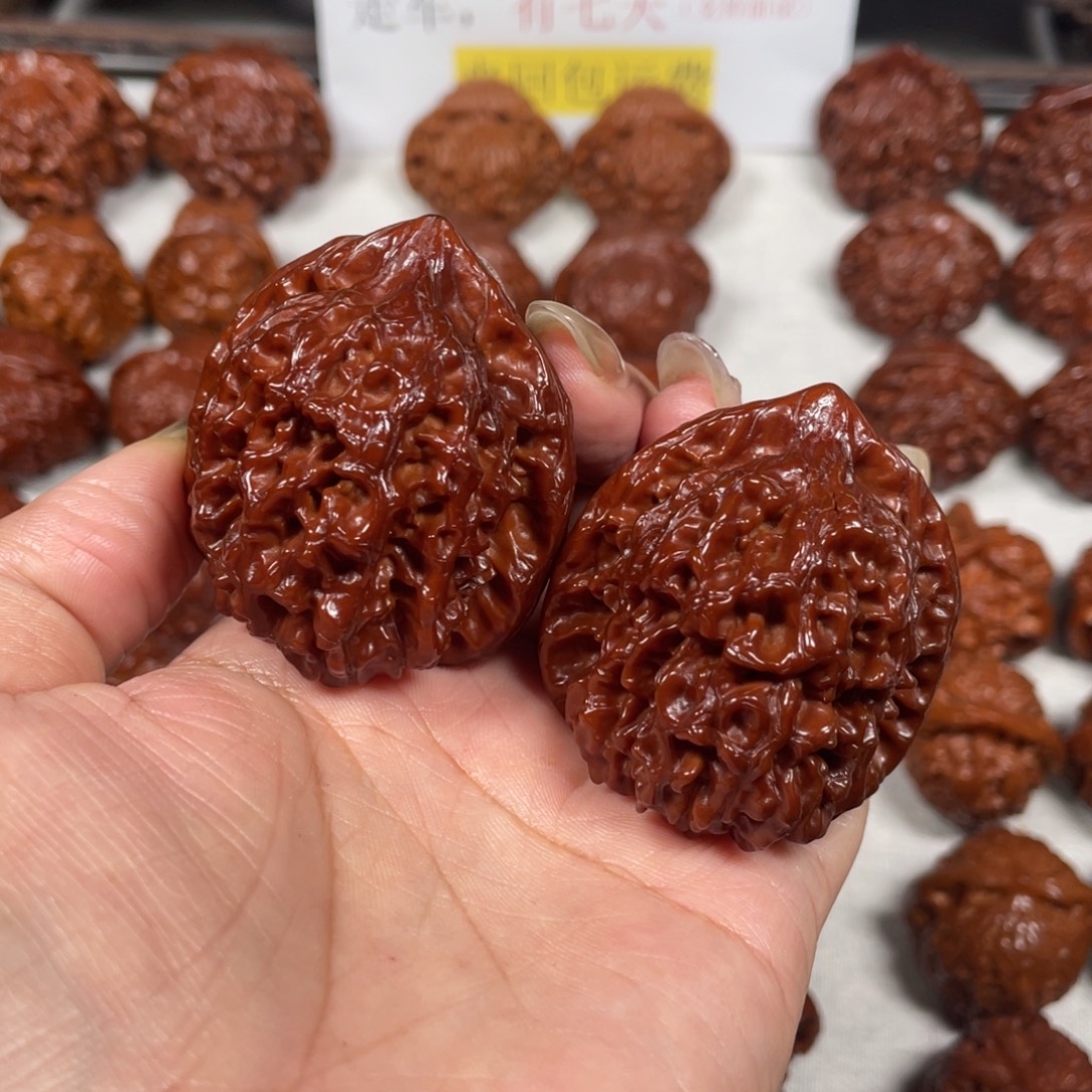 帅***了猴头核桃吊坠官帽3LXP#00#