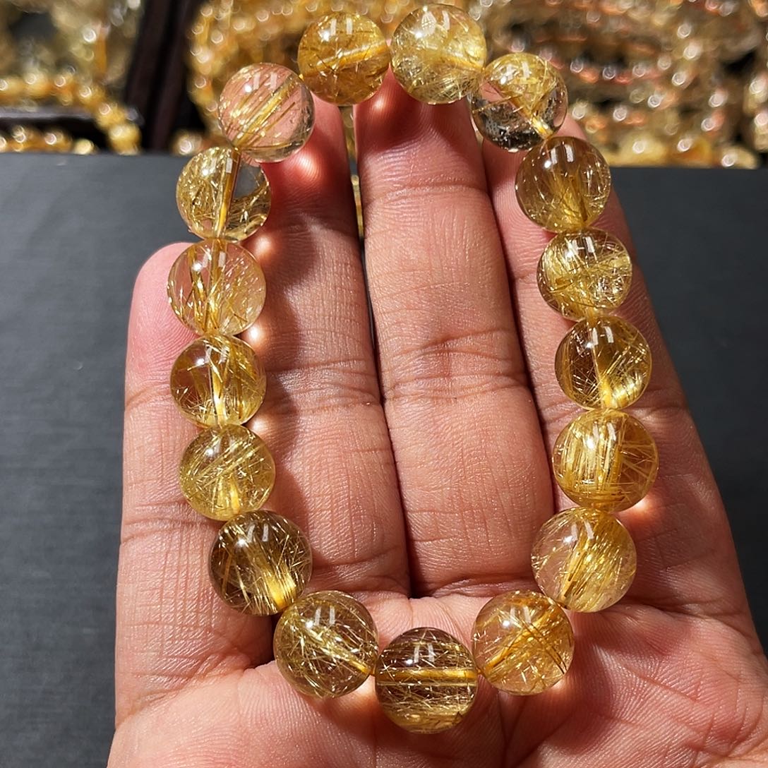 嘭***恰手串水晶未镶嵌钛晶