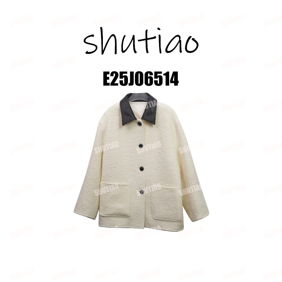 【SHUTIAO】2025冬季：新款小众设计款外套E25J06514