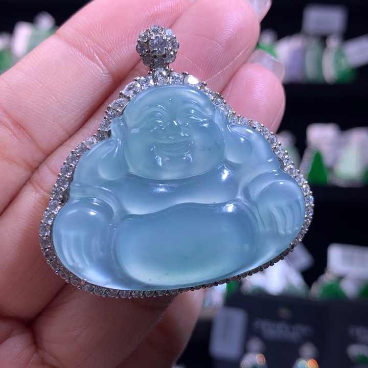 【闪购商品】颈饰银S925镶嵌翡翠