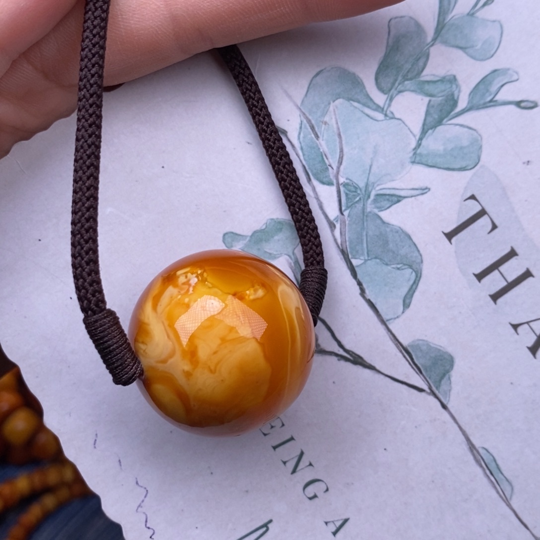 蜜蜡裸石未镶嵌蜜蜡