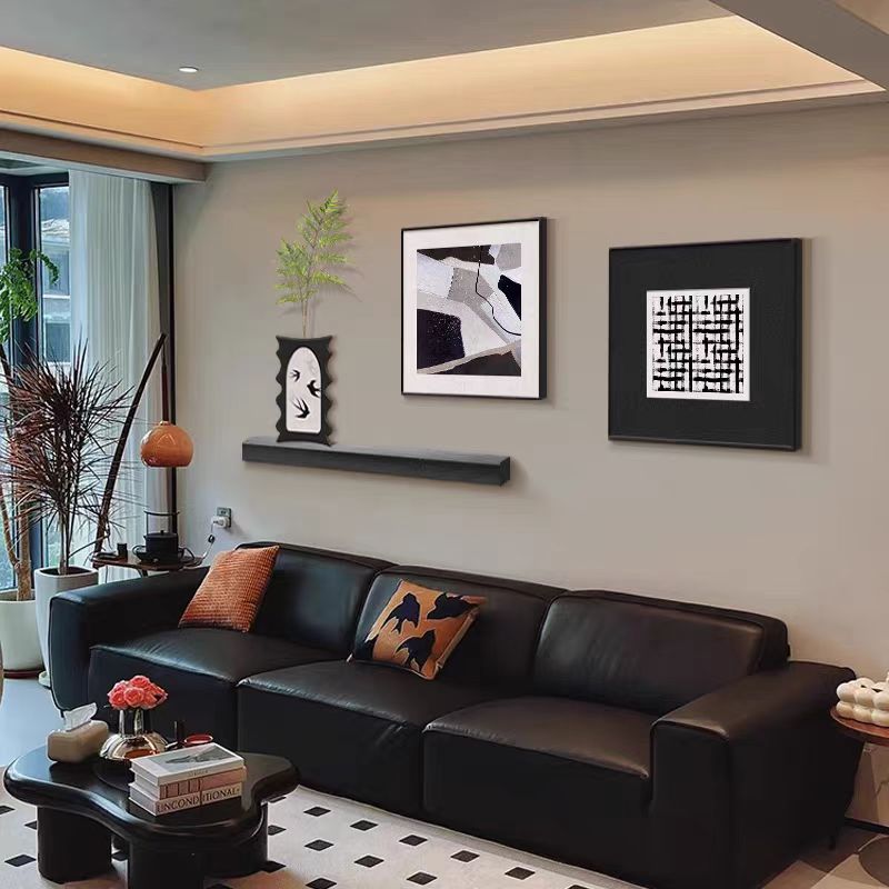 TREES/原森小屋黑白灰风格客厅组合装饰画卧室餐厅玄关挂画高级感