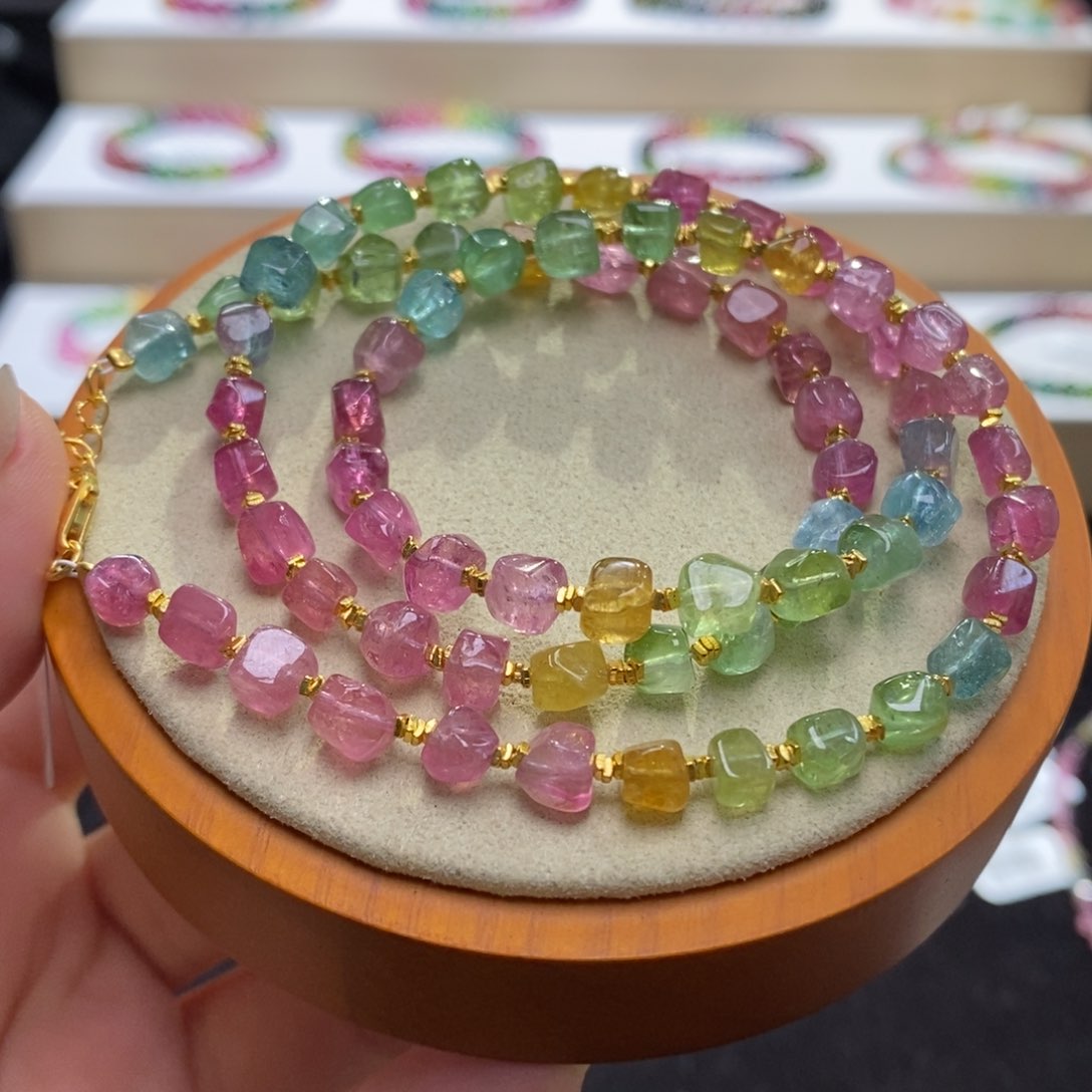 【闪购商品】碧玺手串未镶嵌尔*两天看货期