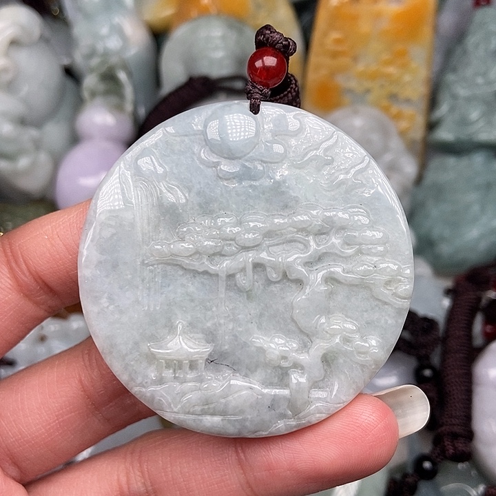 颈饰未镶嵌翡翠翡翠