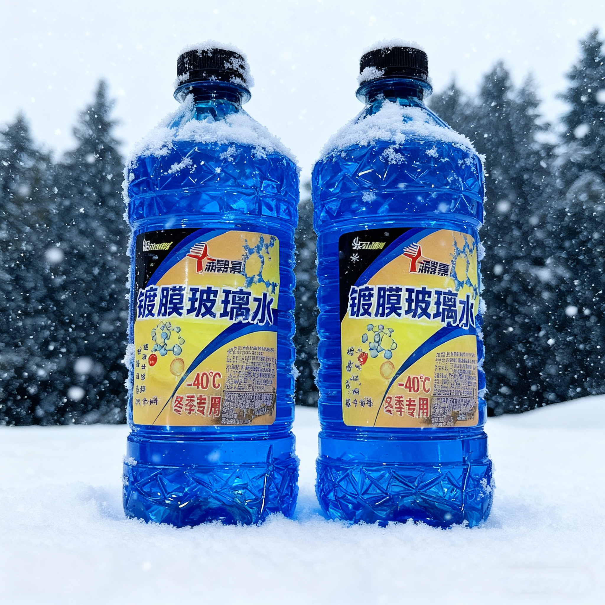 新疆包邮汽车防冻玻璃水冬季-40度雨刮水镀膜去污去油四季通用