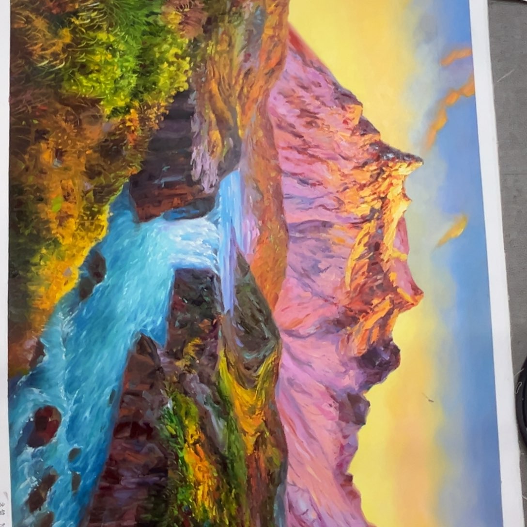 油画朝鲜艺术家一级画家