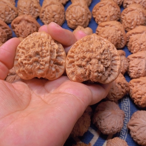 【闪购商品】吊坠文玩核桃车*官帽47