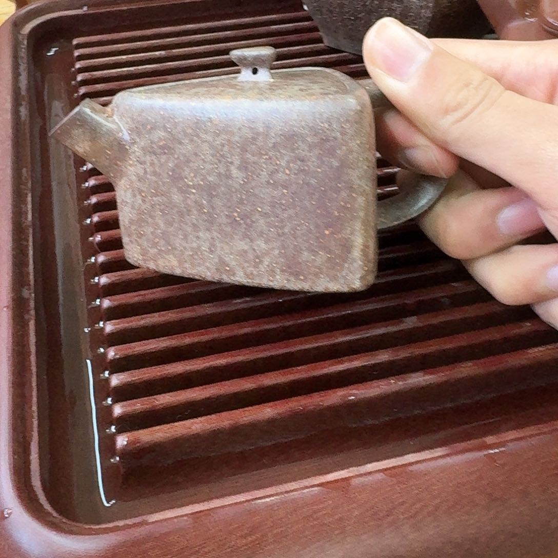 紫砂茶壶相**缘紫砂壶三角石瓢120cc