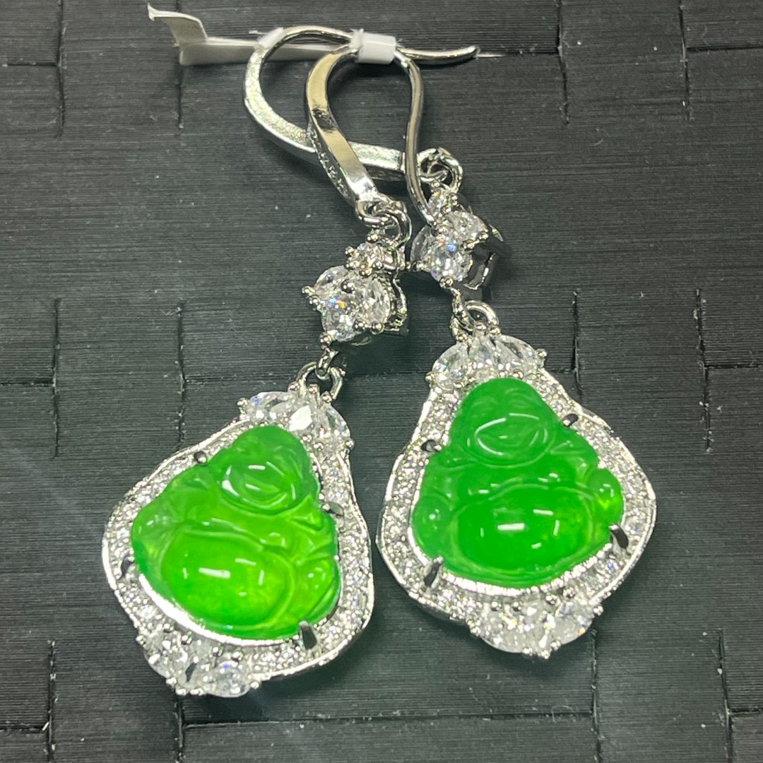 手链 绿色佛公耳饰饰品