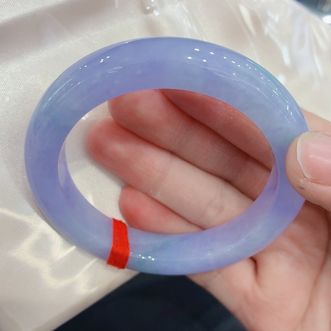 翡翠未镶嵌手镯翡翠55圈口（强推）