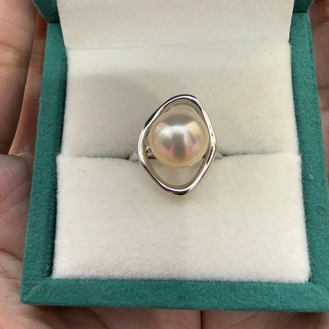 未镶嵌海水珍珠戒指