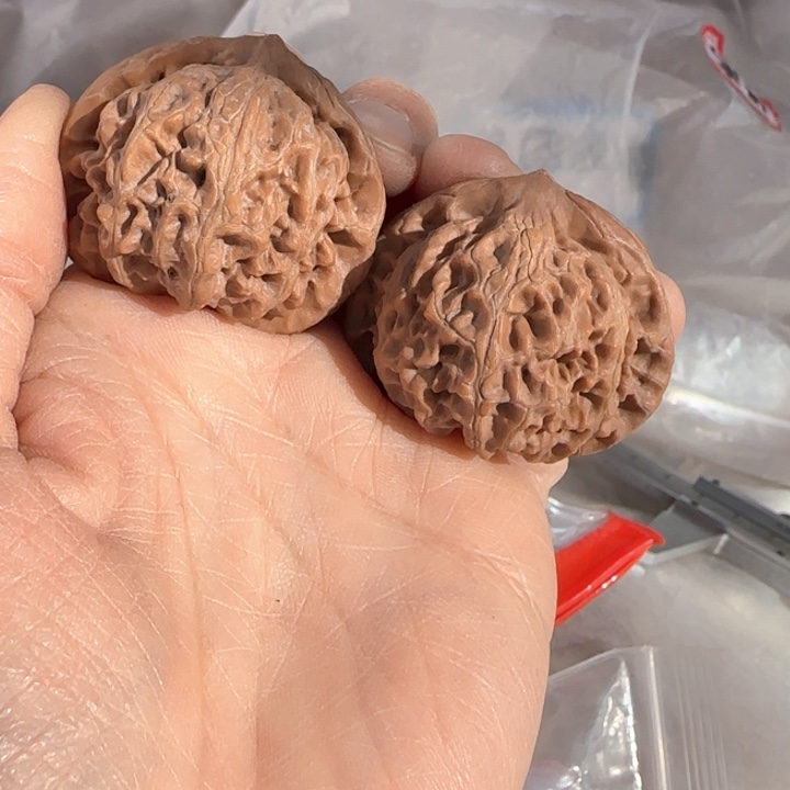 文玩核桃吊坠叶*i宫灯39.5