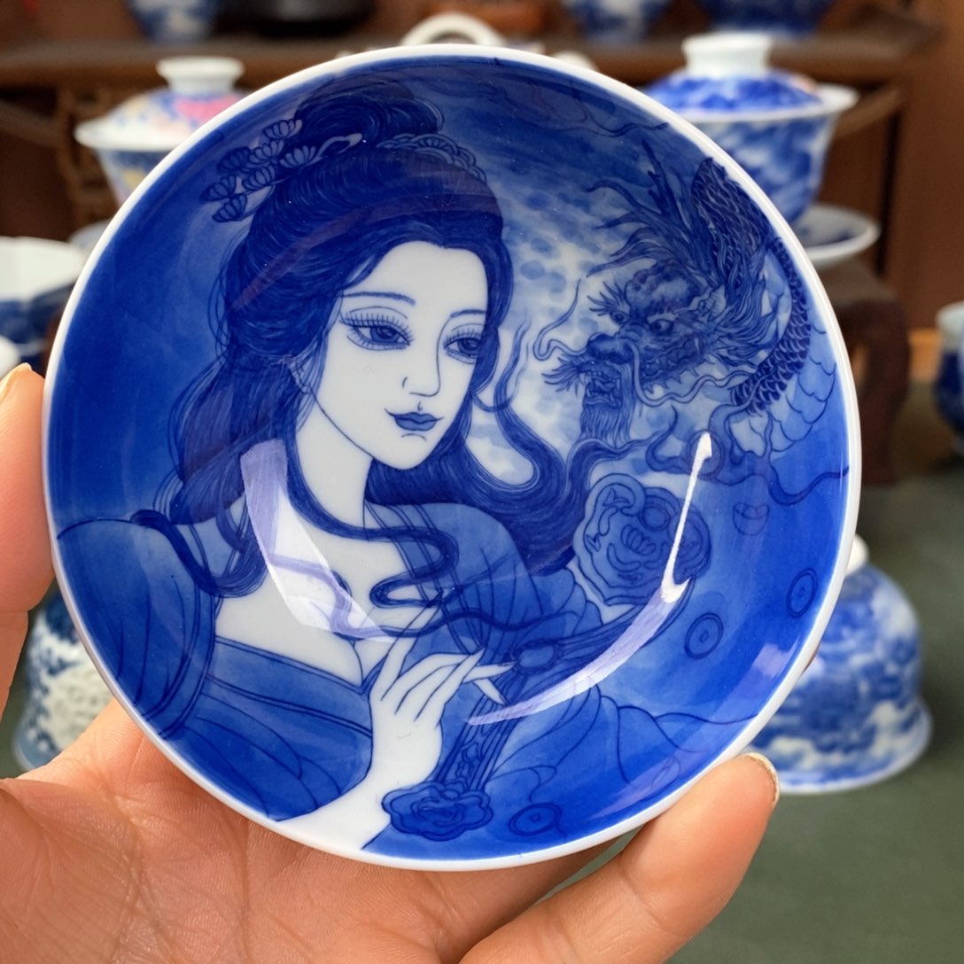 杯景德镇陶瓷手工手绘