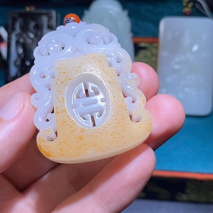 和田玉未镶嵌颈饰A7 