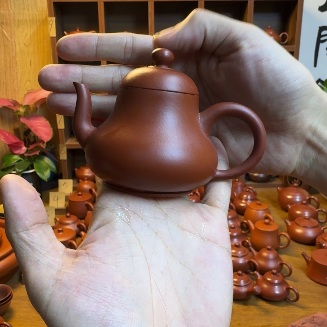 紫砂茶壶潮州朱泥壶思婷125c