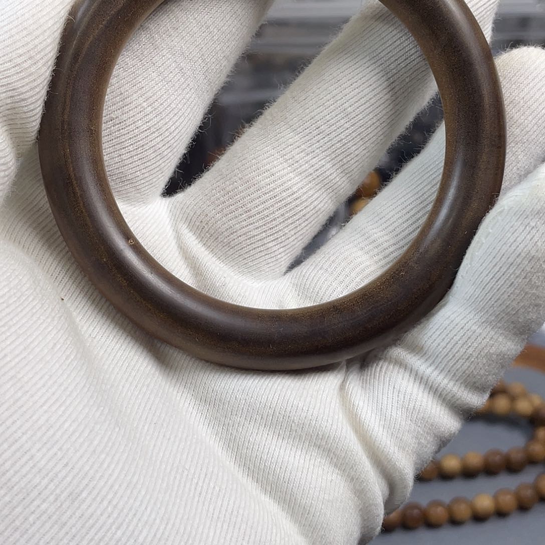 檀香木紫****店1.0手镯，印度檀山檀香