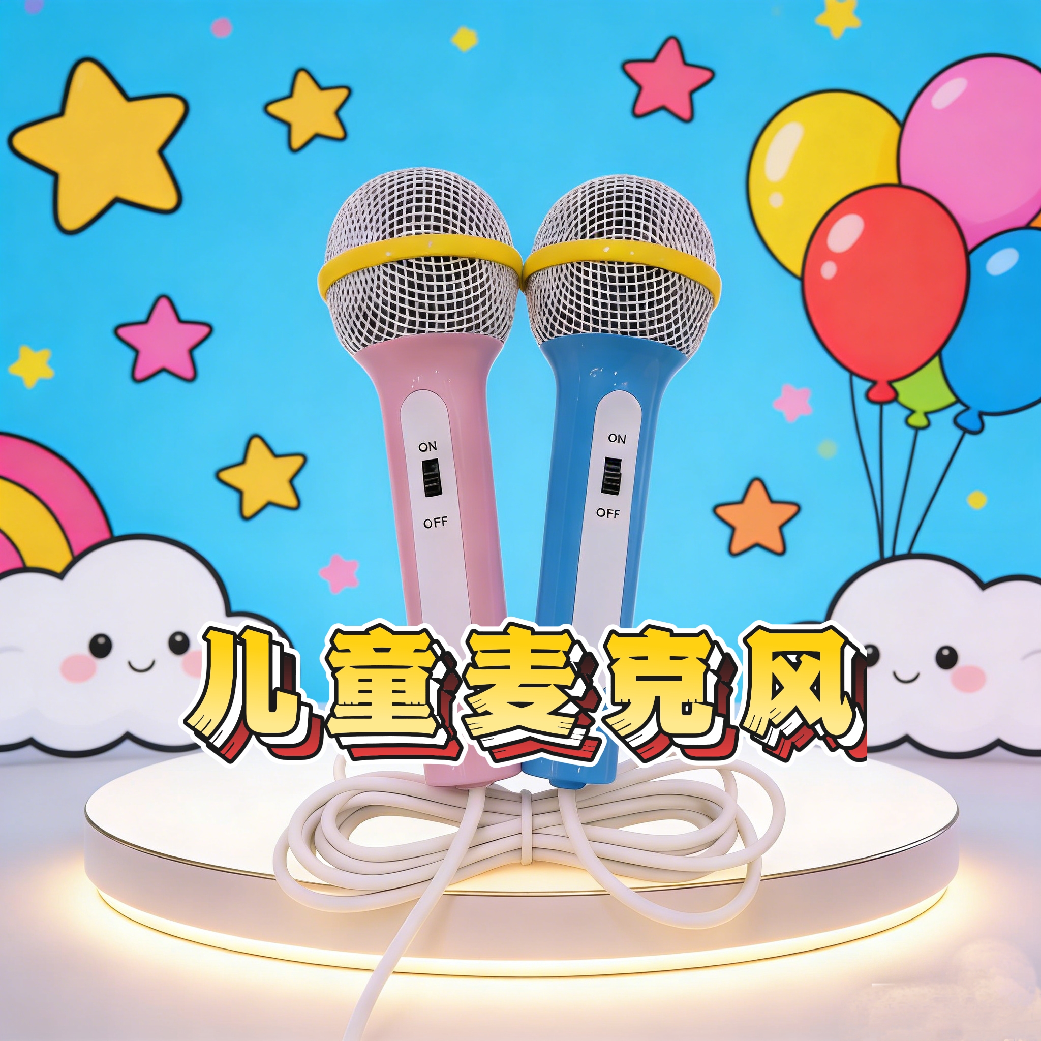 【易百分早教机专属话筒】早教机麦克风儿童唱歌用学习机麦克风