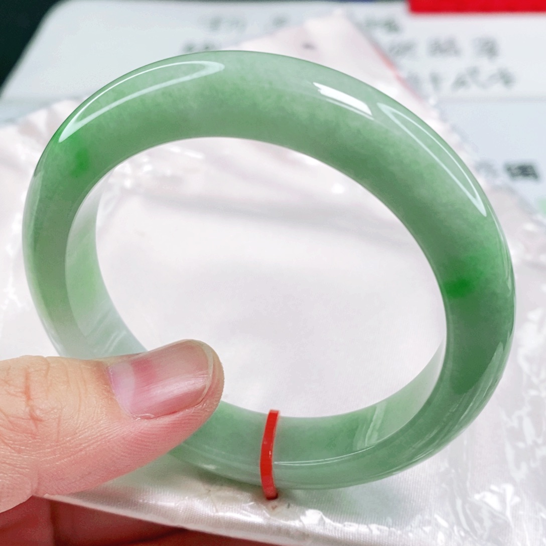 未镶嵌手镯翡翠55.3圈口