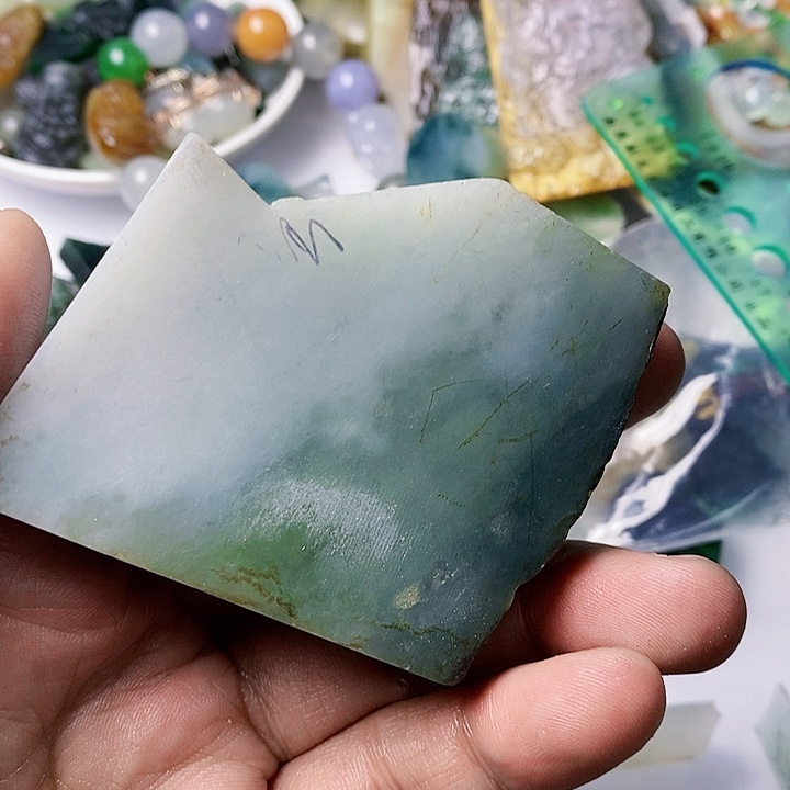 翡翠散珠天然翡翠A货