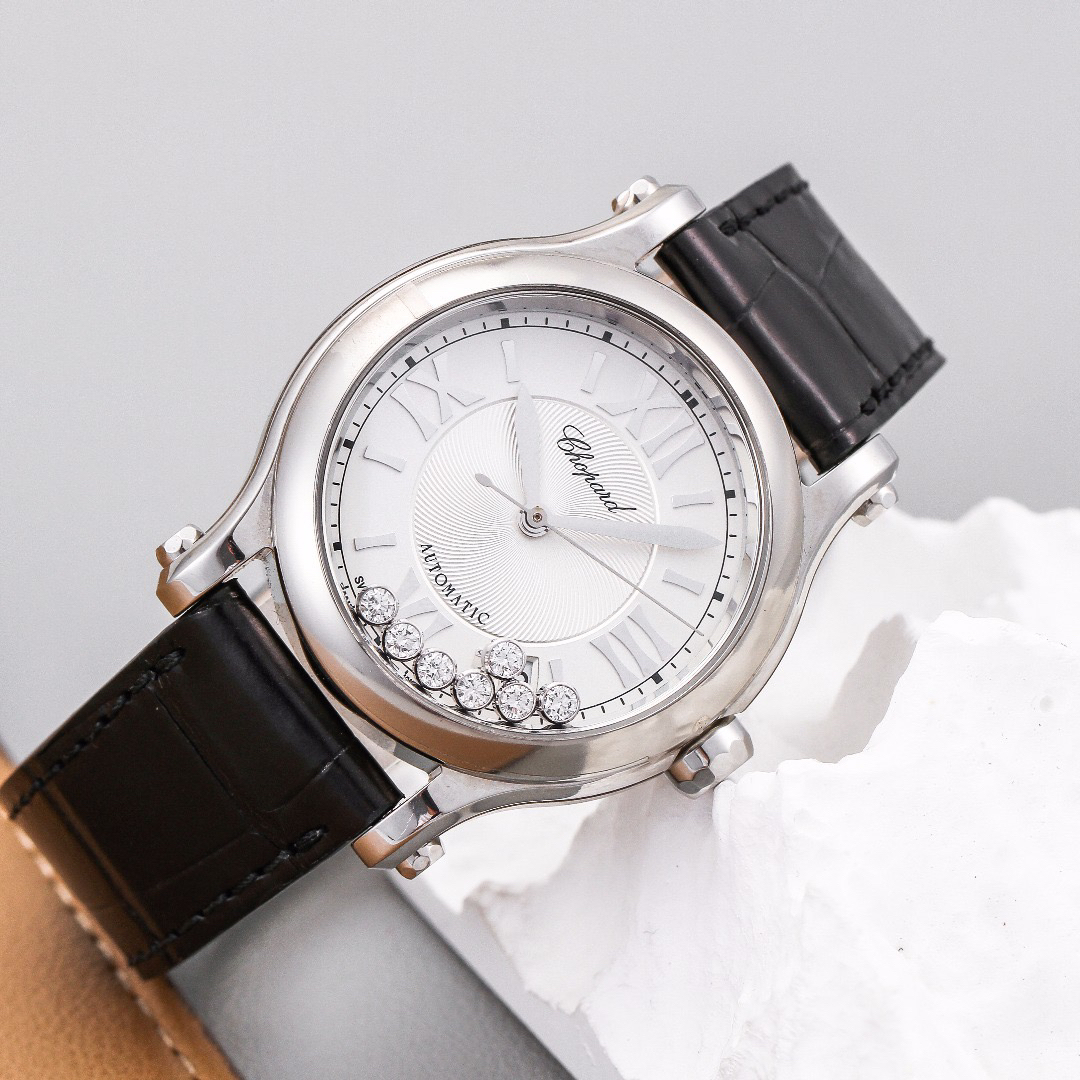 99新 Chopard/萧邦 萧邦快乐钻七钻精钢自动机械原钻