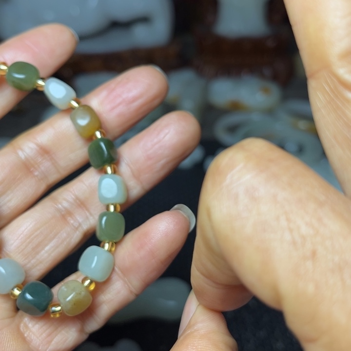 和田玉（糖玉）未镶嵌车挂