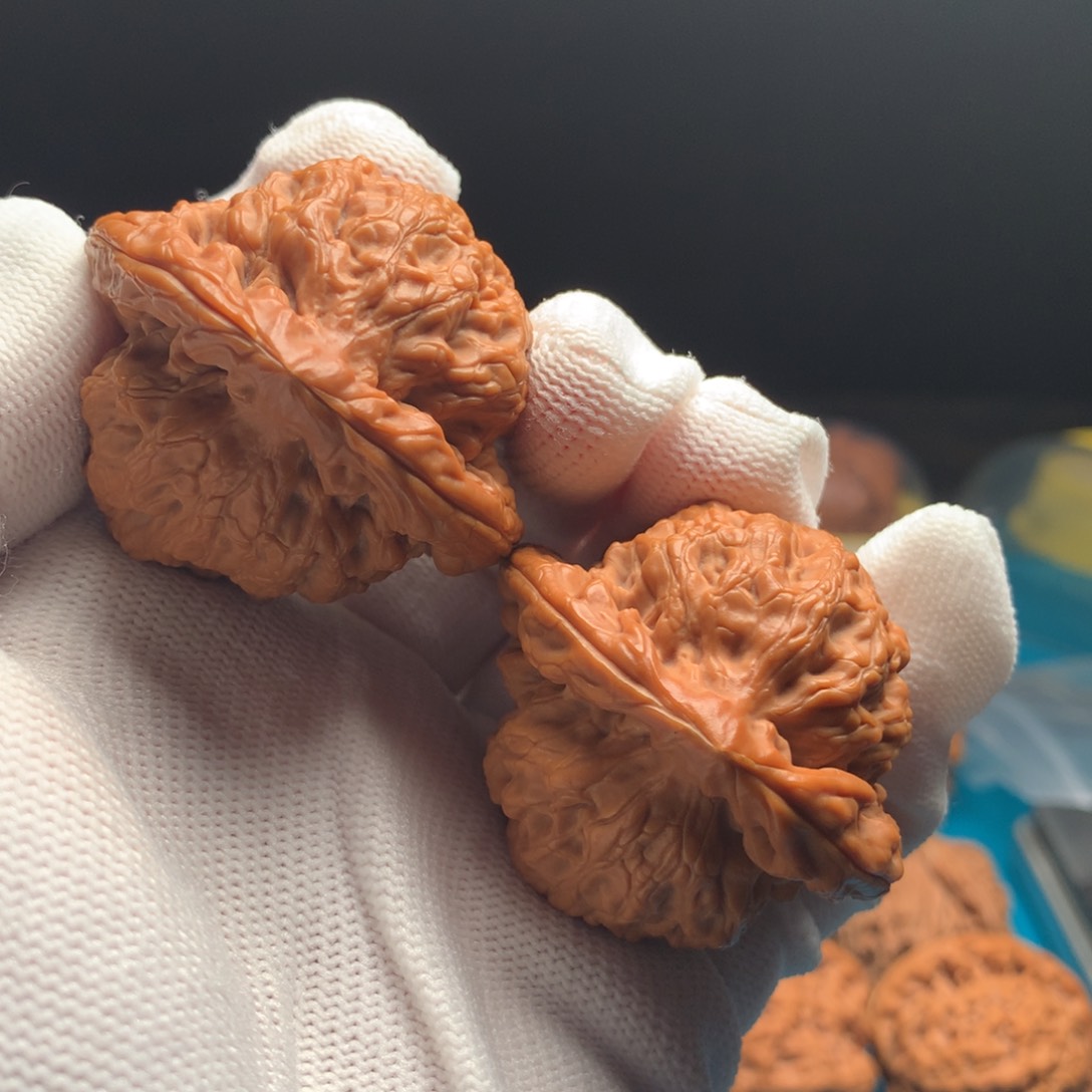 文玩核桃把件古*44金公子