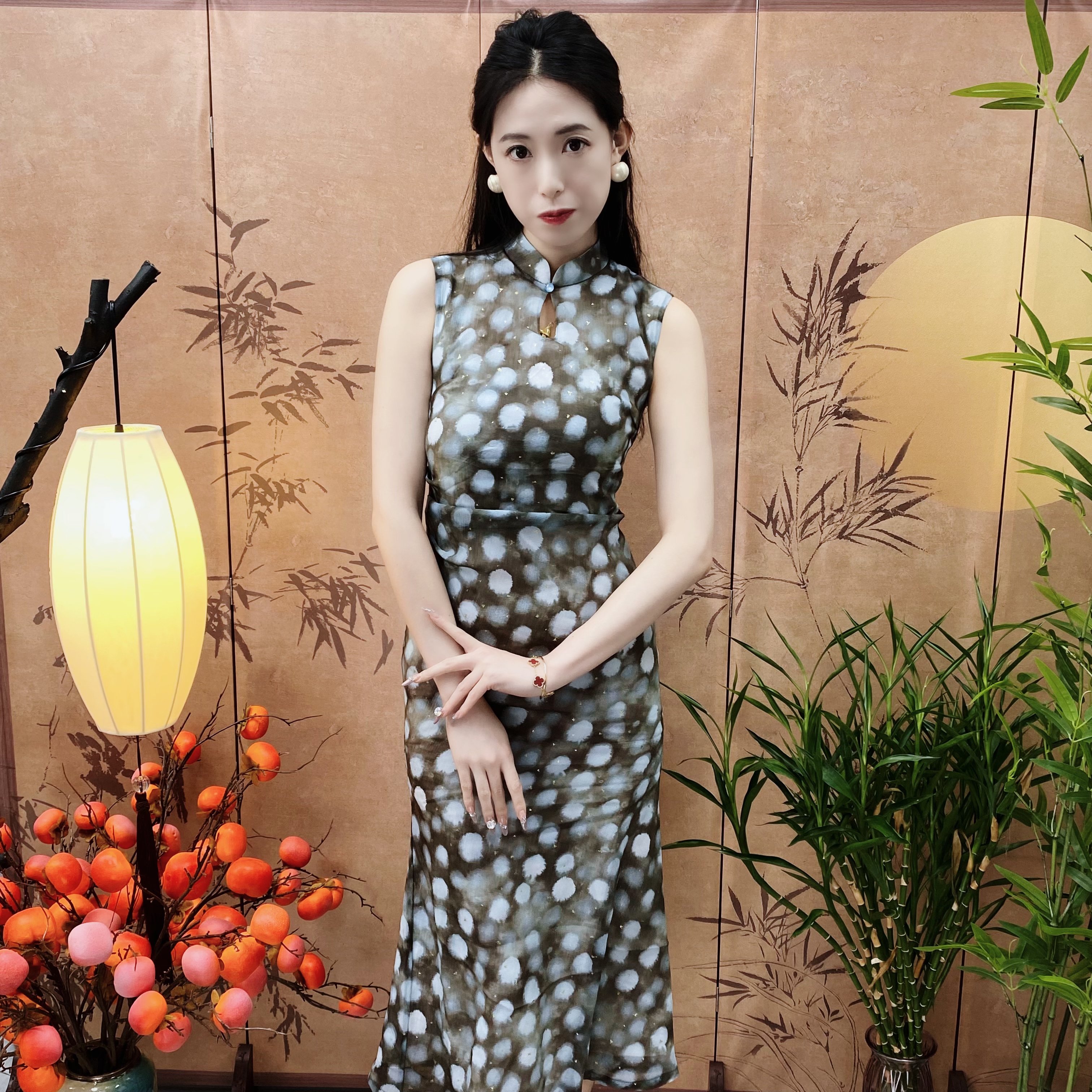 宋宋中式 新国风优雅时尚新款旗袍2025春夏国味韵改良日常旗袍