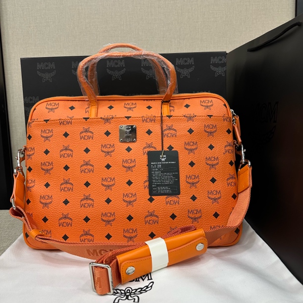 未使用 MCM mcm 电脑包 手提包 斜挎包 053