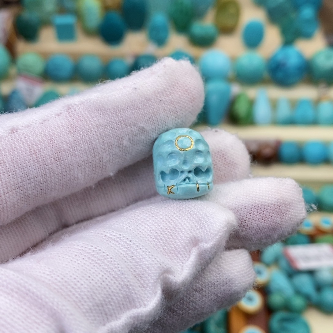 绿松石珠宝奇石未镶嵌