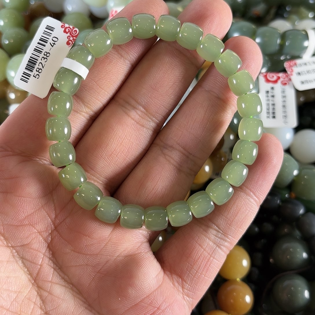 和田玉手链未镶嵌W122