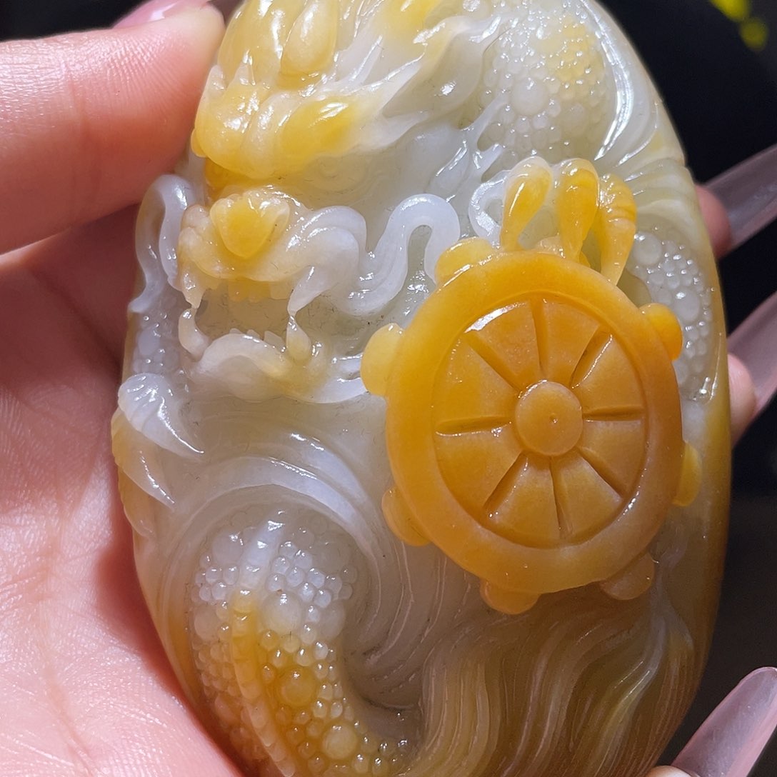 和田玉未镶嵌颈饰D2