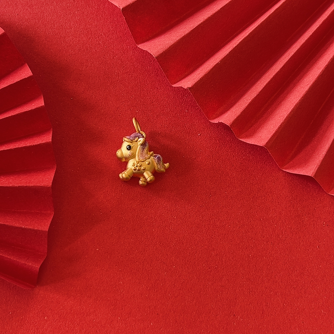 足金999（小马宝莉吊坠）投资金条存黄金悦己送礼首选