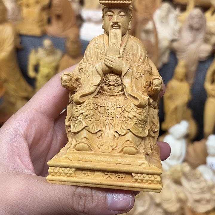 黄杨木黄杨木瑕疵玉皇大帝