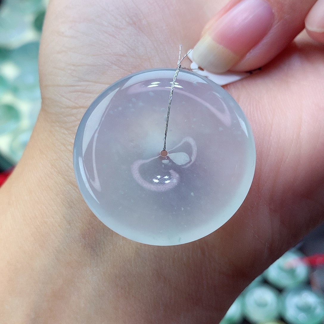 翡翠颈饰未镶嵌40尺寸31.8-5.8