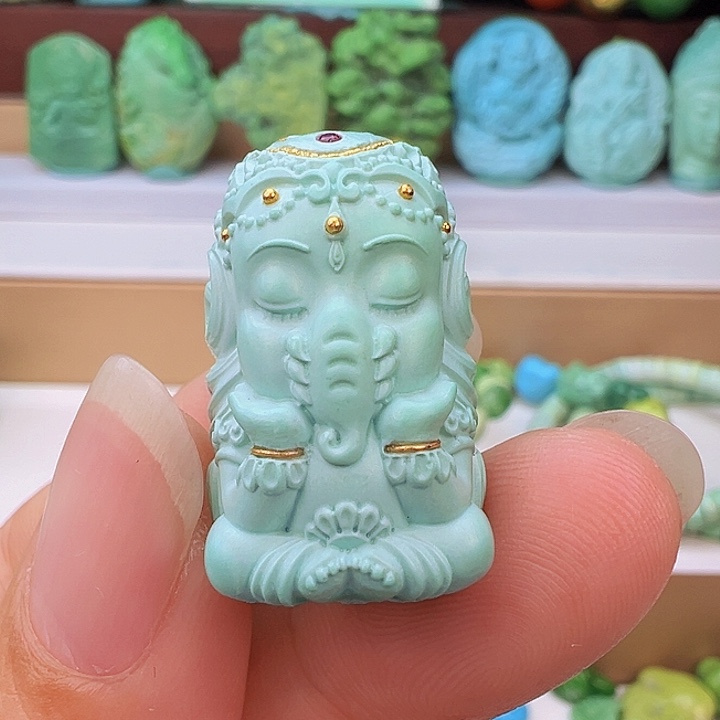 未镶嵌绿松石项链