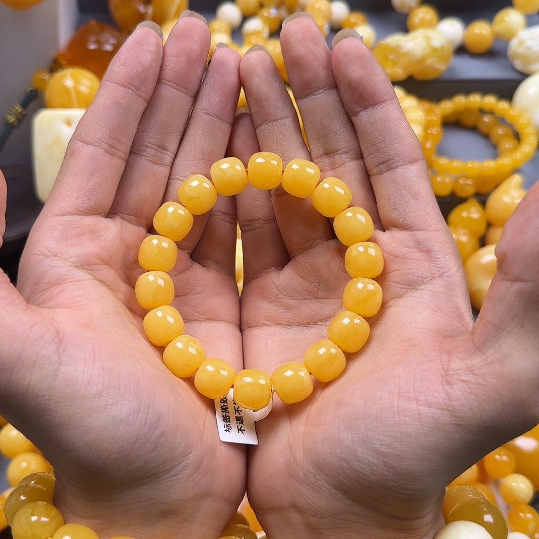 蜜蜡珠宝奇石未镶嵌同料老型13mm