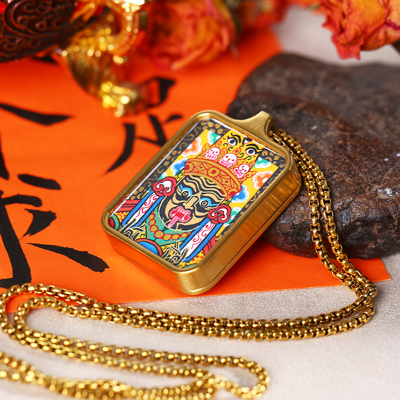 扎基拉姆先生唐卡吊坠 吊坠（拉萨直发）DU0502005西藏唐卡吊坠