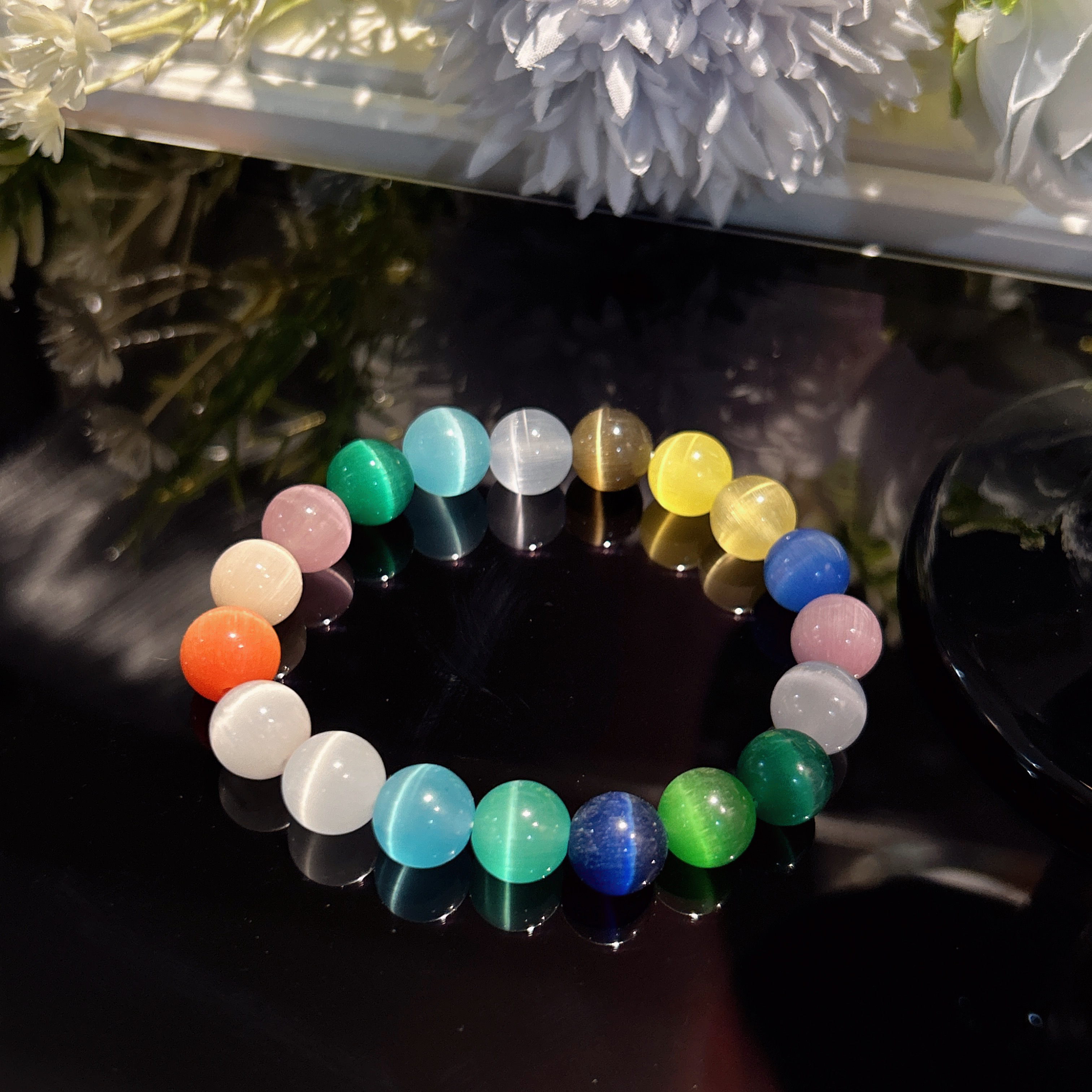 A724 卡10多宝猫眼手串[多样性发一]